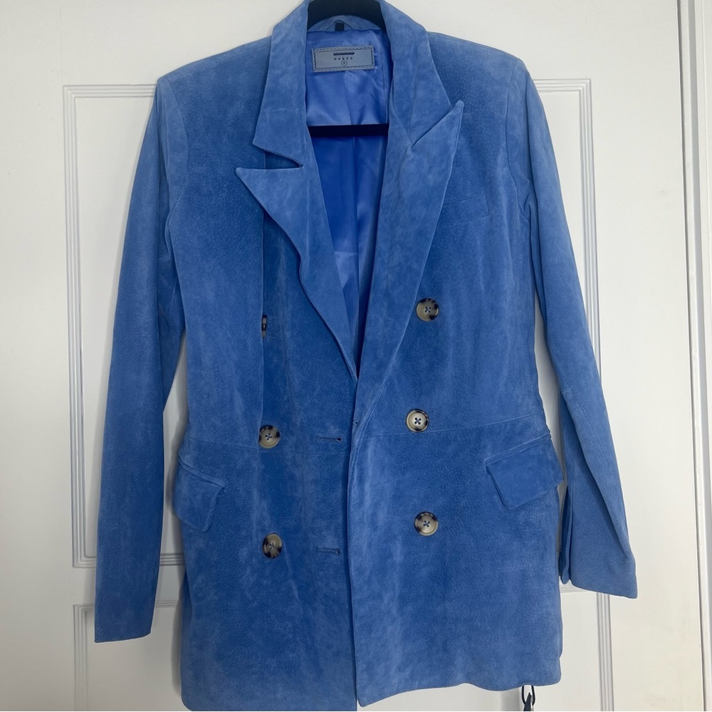 ✨NEW✨Blue Suede Jacket